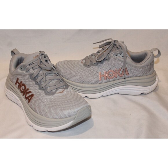 NIB Hoka One Women's Graviota 5 WIDE Running Athletic Sneakers HMRG 5 NIB GRAY - Picture 2 of 7